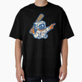 Moonshots Baseball Astronaut T-Shirt - Graphic Print Unisex - T-Shirt, Sweatshirt, Hoodie