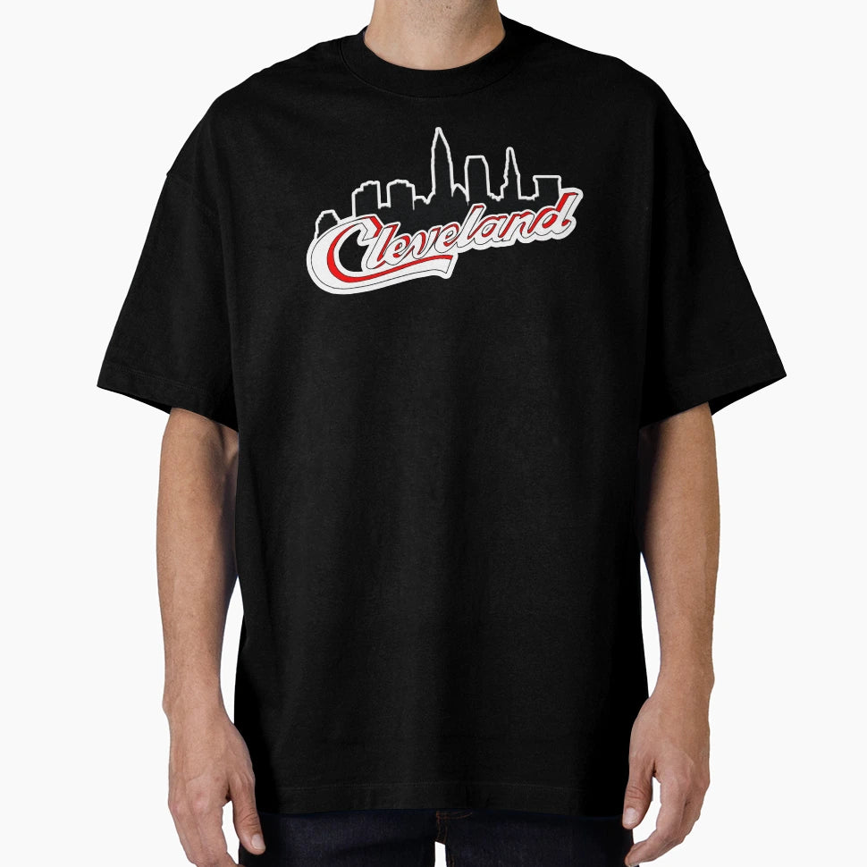 Cleveland Skyline T-Shirt - Custom Art Print Unisex - T-Shirt, Sweatshirt, Hoodie