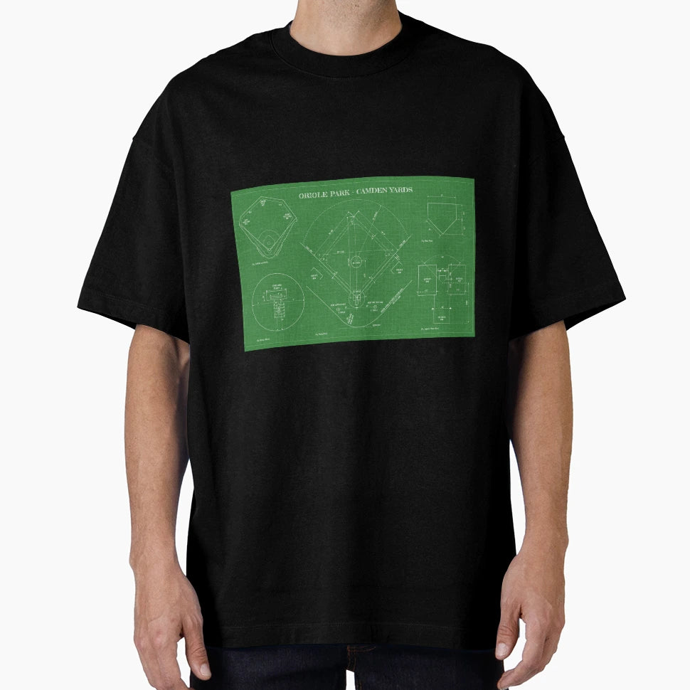 Baseball Field Oriole Park Camden Yards T-Shirt - Trendy Graphic Men Women - T-Shirt, Sweatshirt, Hoodie