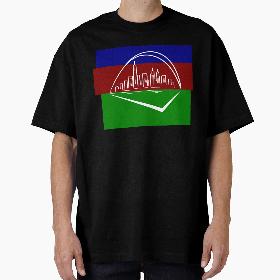 Cityscape Color T-Shirt - Custom Art Print Men Women - T-Shirt, Sweatshirt, Hoodie