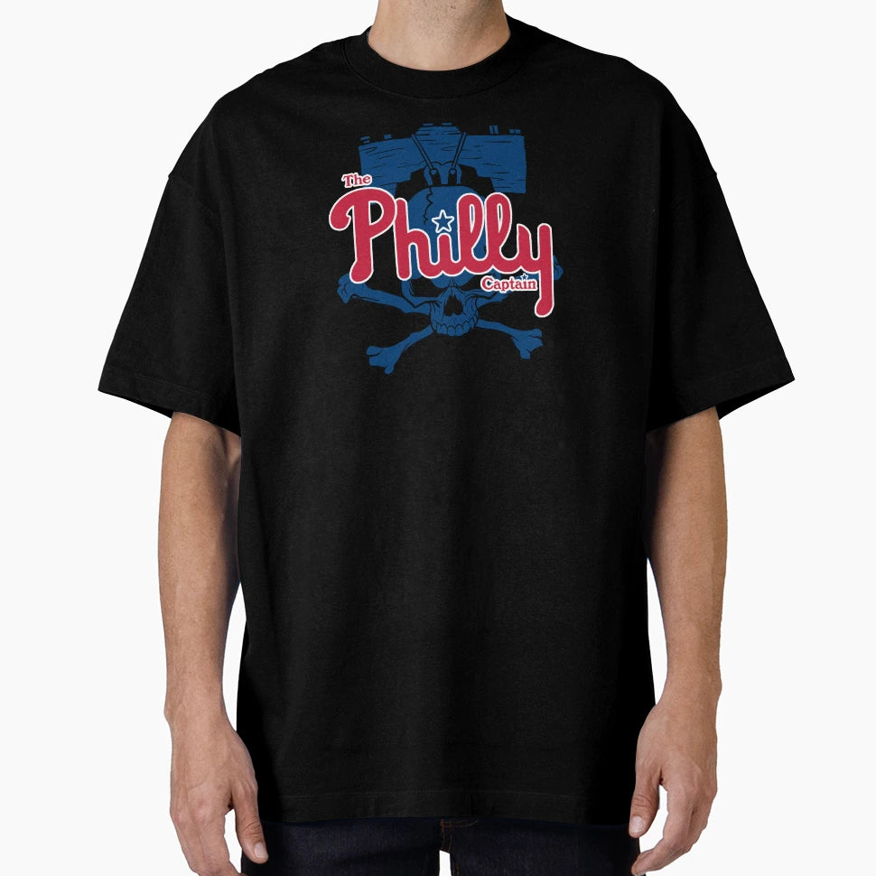 Philly Captain Slugger Logo T-Shirt - Fun Novelty Design Men Women - T-Shirt, Sweatshirt, Hoodie