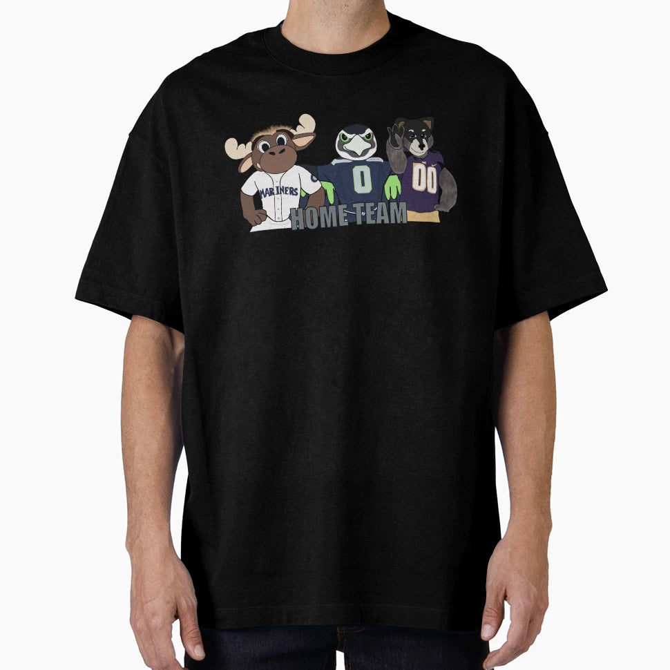 Seattle Home Teams T-Shirt - Trendy Graphic Unisex - T-Shirt, Sweatshirt, Hoodie