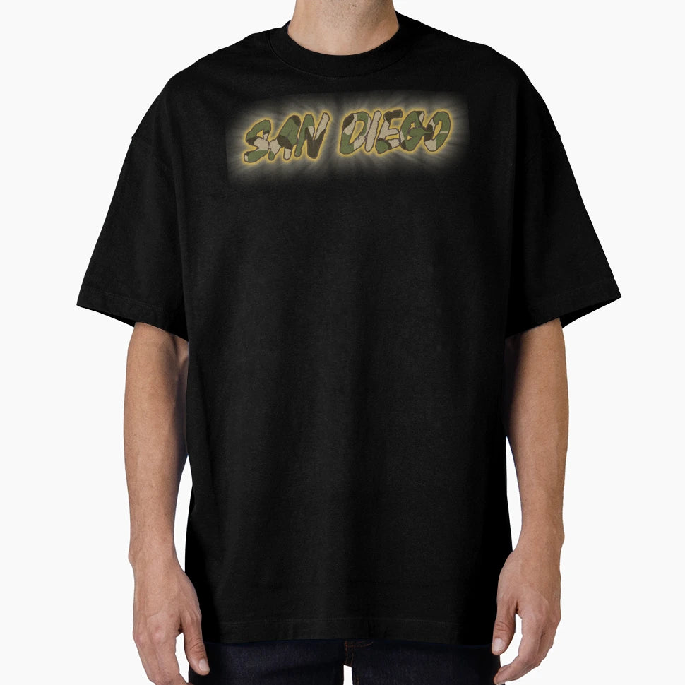 San Diego City Connect Camouflage T-Shirt - Aesthetic Graphic for Adults - T-Shirt, Sweatshirt, Hoodie