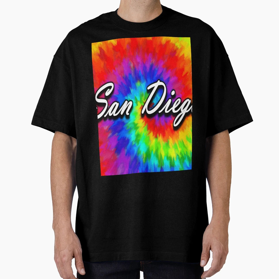 Love Tie Dye San Diego T-Shirt - Trendy Graphic Men Women - T-Shirt, Sweatshirt, Hoodie