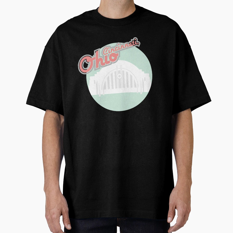 Cincinnati Ohio Union Terminal T-Shirt - Novelty Apparel Men Women - T-Shirt, Sweatshirt, Hoodie