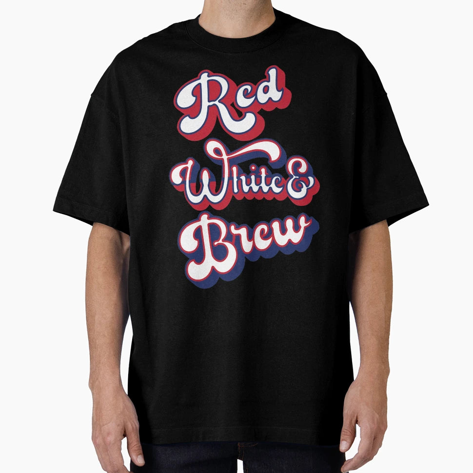 Red White Brew T-Shirt - Unique Graphic Men Women - T-Shirt, Sweatshirt, Hoodie