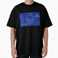 Wrigley Field Blueprint T-Shirt - Aesthetic Graphic for Adults - T-Shirt, Sweatshirt, Hoodie
