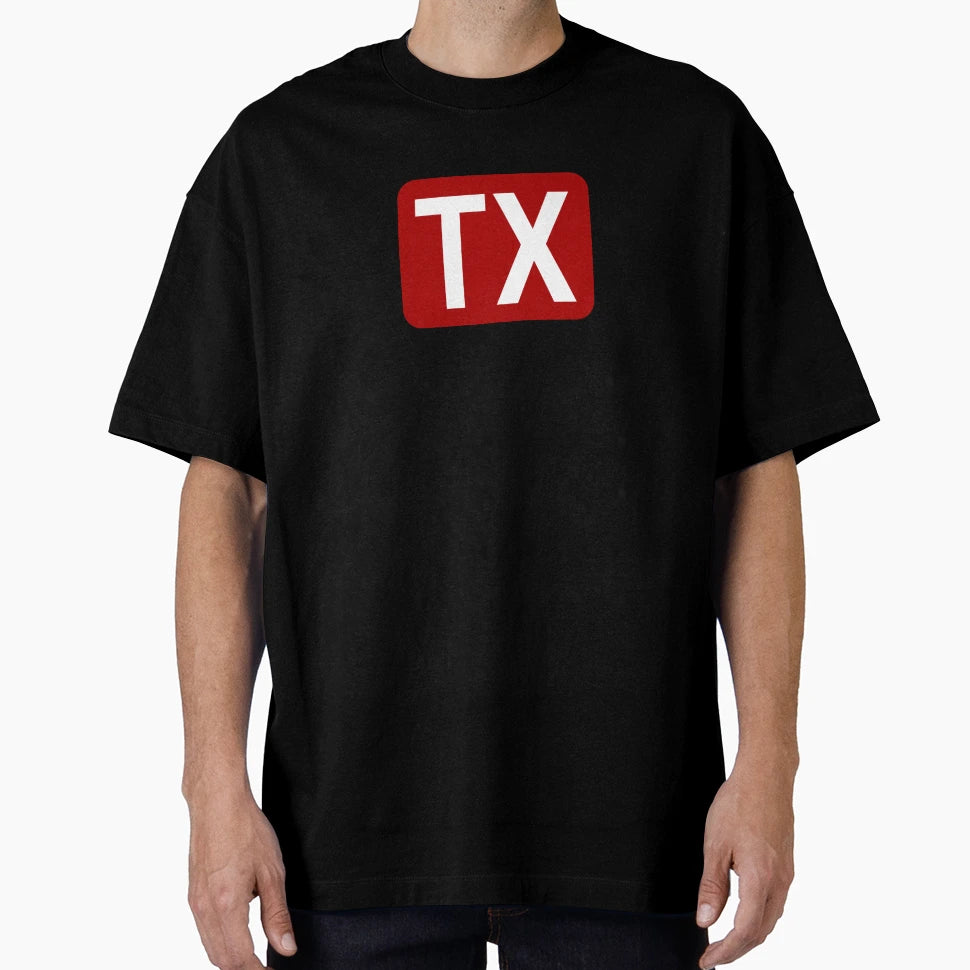 Tx Initials T-Shirt - Minimalist Print Unisex - T-Shirt, Sweatshirt, Hoodie