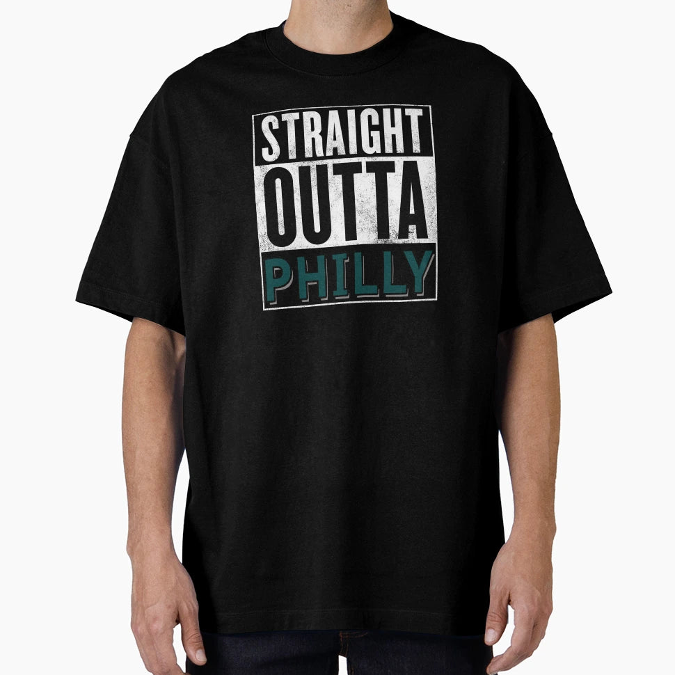 Straight Outta Philly T-Shirt - Minimalist Print Men Women - T-Shirt, Sweatshirt, Hoodie