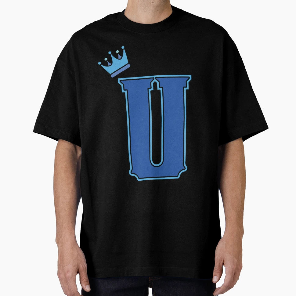 Blue Letter U T-Shirt - Unique Graphic Men Women - T-Shirt, Sweatshirt, Hoodie