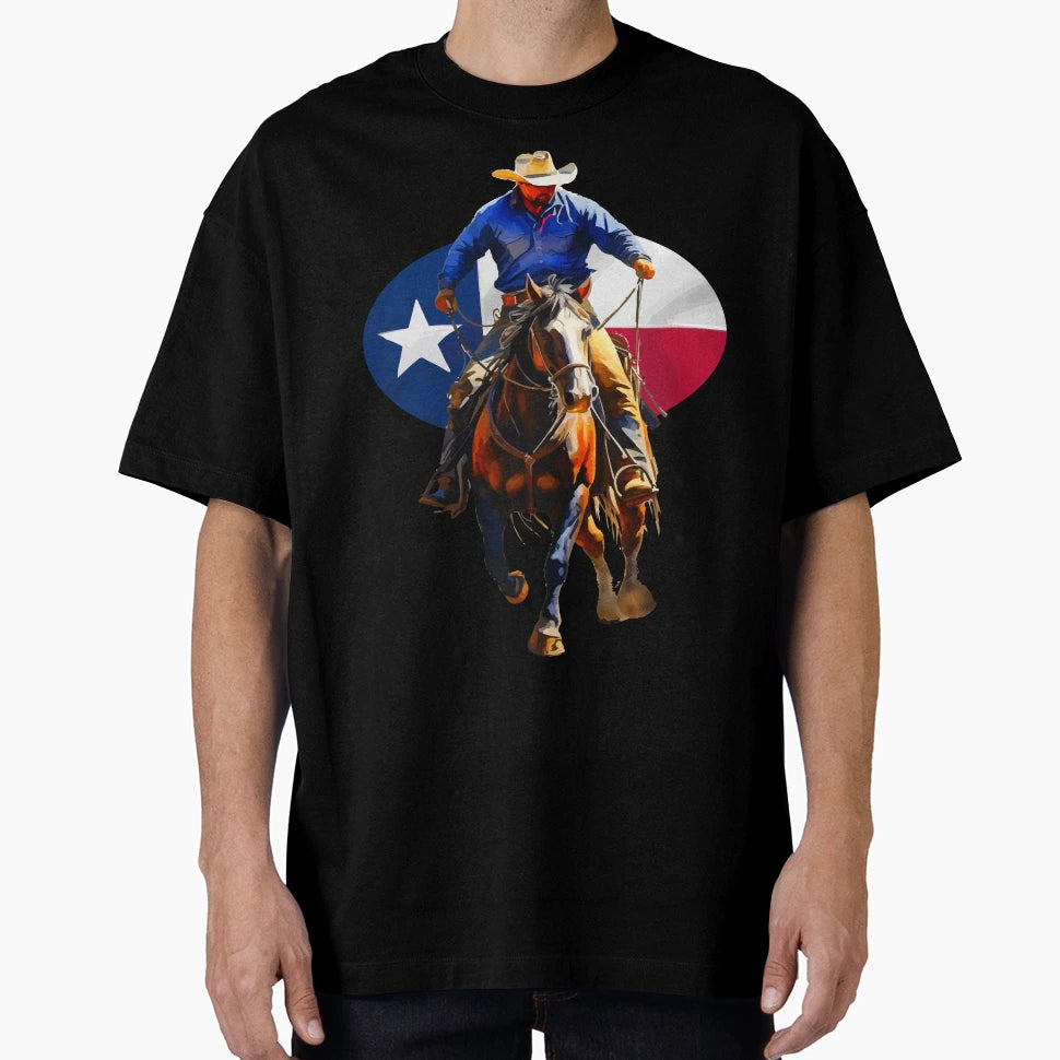 Texas Rodeo Cowboy Mustang T-Shirt - Casual Everyday Wear for Adults - T-Shirt, Sweatshirt, Hoodie