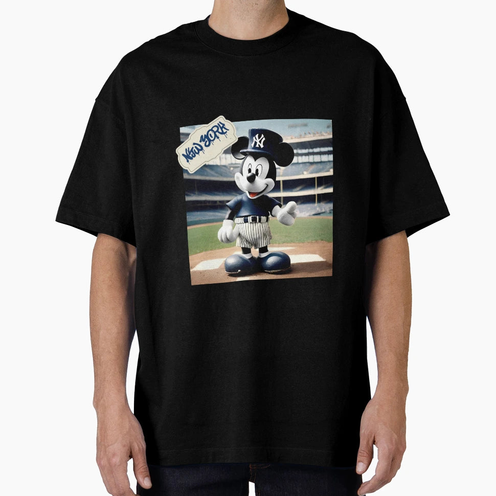 Steamboat Willie New York T-Shirt - Graphic Print for Adults - T-Shirt, Sweatshirt, Hoodie
