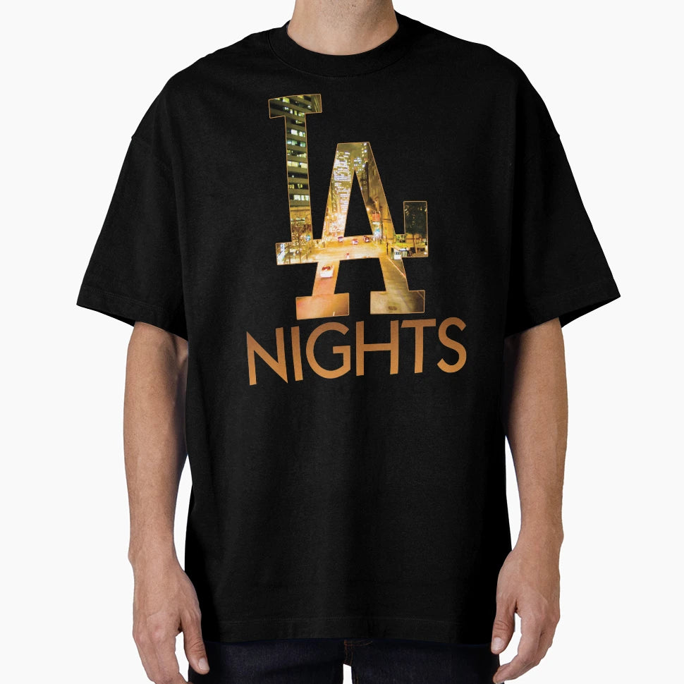 Los Angeles Nights T-Shirt - Aesthetic Graphic Men Women - T-Shirt, Sweatshirt, Hoodie