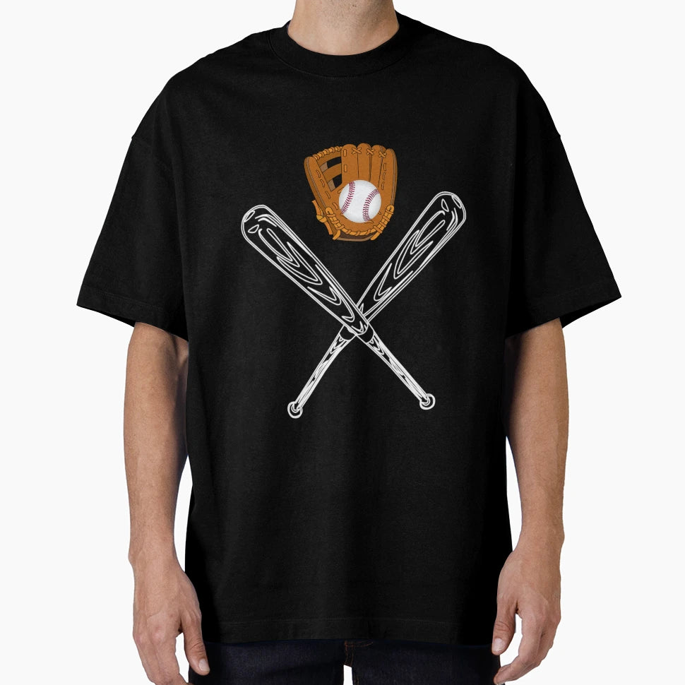 Baseball Stuff T-Shirt - Minimalist Print for Adults - T-Shirt, Sweatshirt, Hoodie