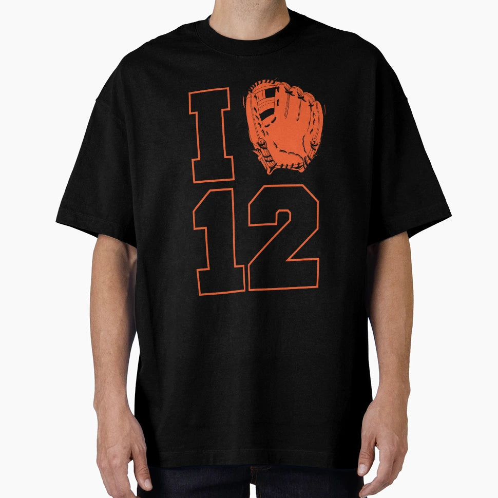 I Glove 12 T-Shirt - Unique Graphic for Adults - T-Shirt, Sweatshirt, Hoodie