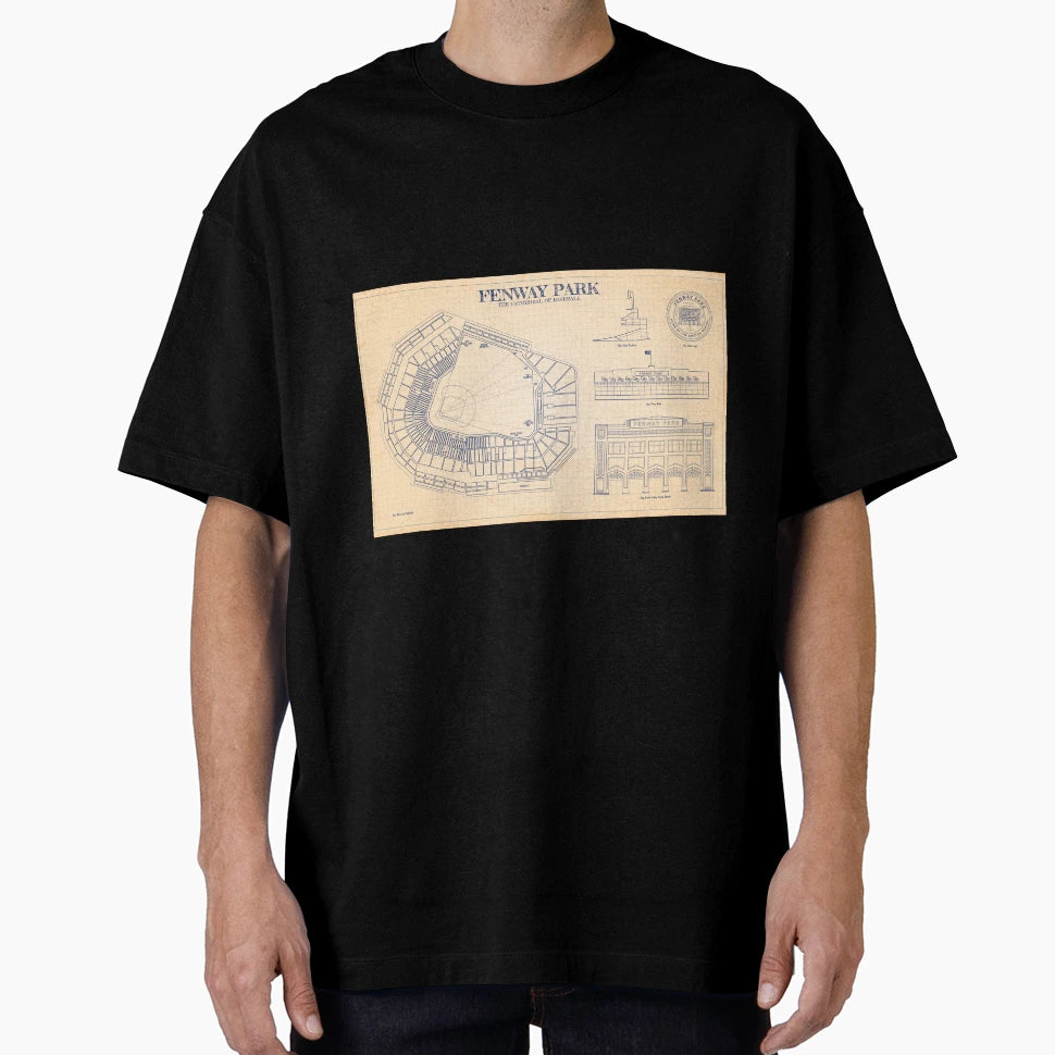 Fenway Park Cathedral Baseball Old T-Shirt - Novelty Apparel Men Women - T-Shirt, Sweatshirt, Hoodie