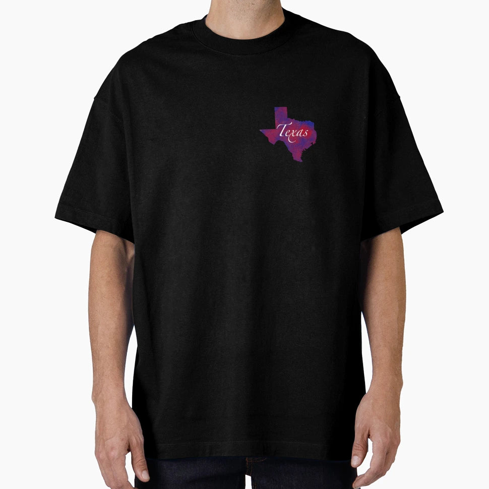 Texas State Map T-Shirt - Minimalist Print Unisex - T-Shirt, Sweatshirt, Hoodie