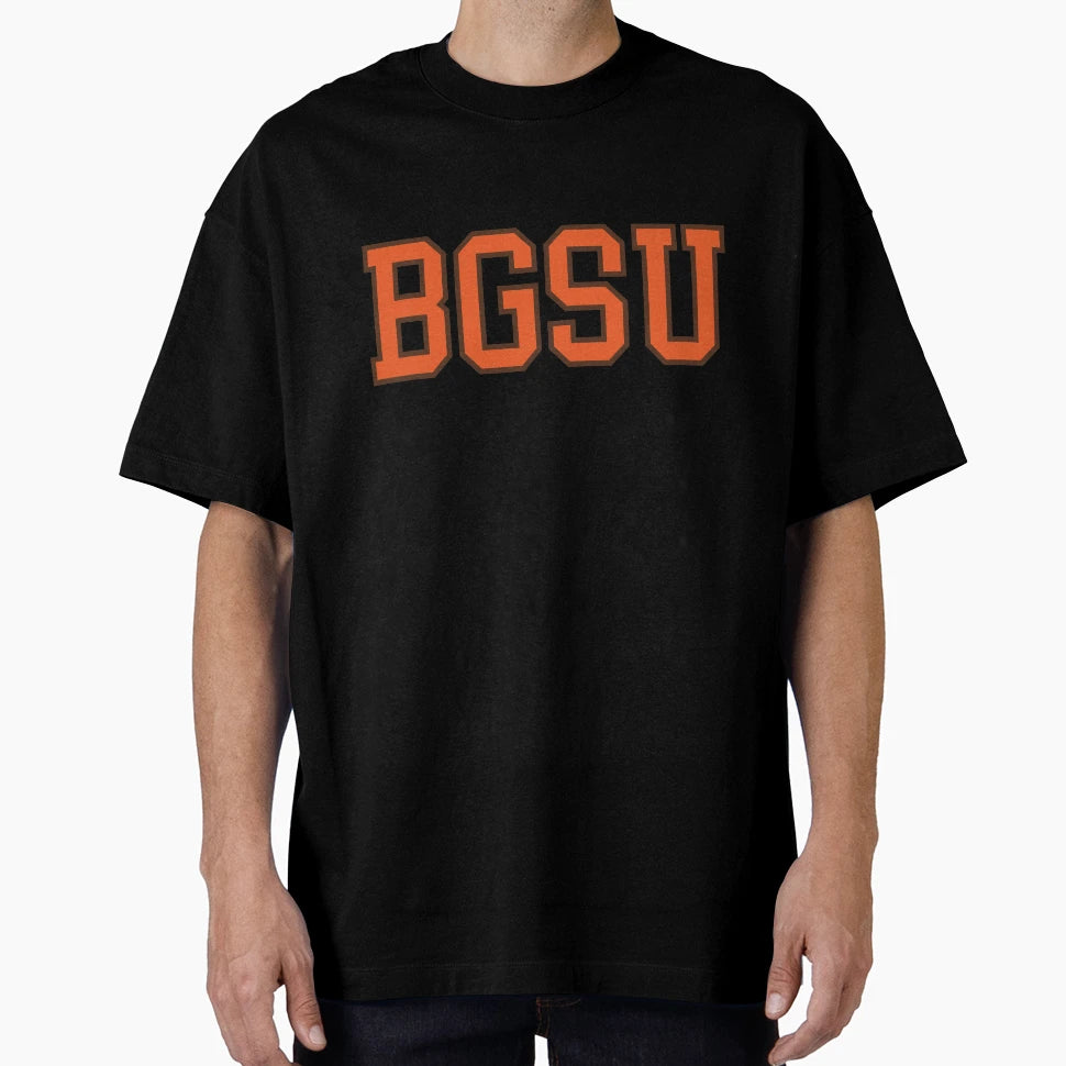 Bgsu College Font T-Shirt - Graphic Print Unisex - T-Shirt, Sweatshirt, Hoodie