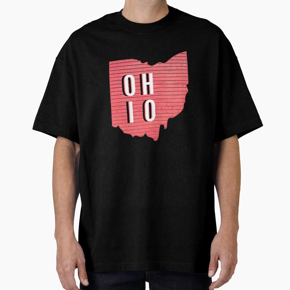 Ohio Red Stripes T-Shirt - Graphic Print Men Women - T-Shirt, Sweatshirt, Hoodie