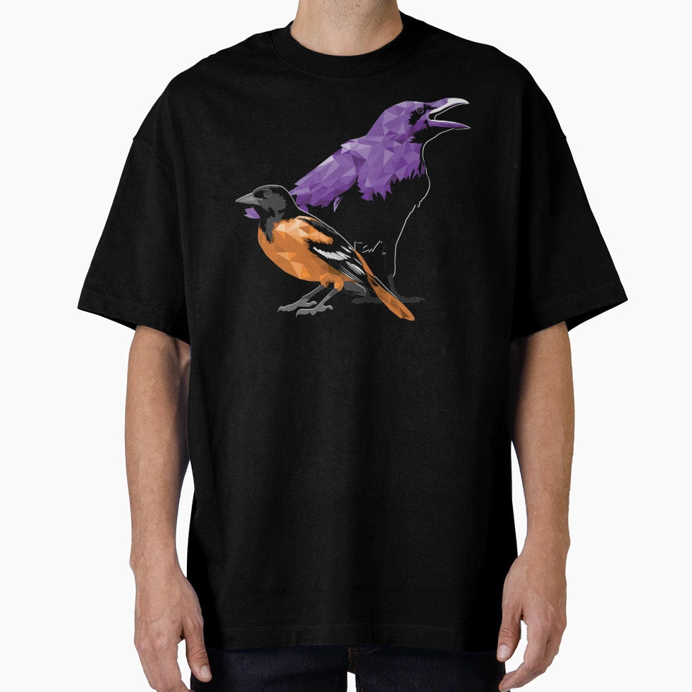 Baltimore Maryland Birds T-Shirt - Custom Art Print Unisex - T-Shirt, Sweatshirt, Hoodie