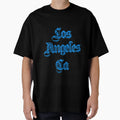 Los Angeles La California Ca Text T-Shirt - Custom Art Print Men Women - T-Shirt, Sweatshirt, Hoodie