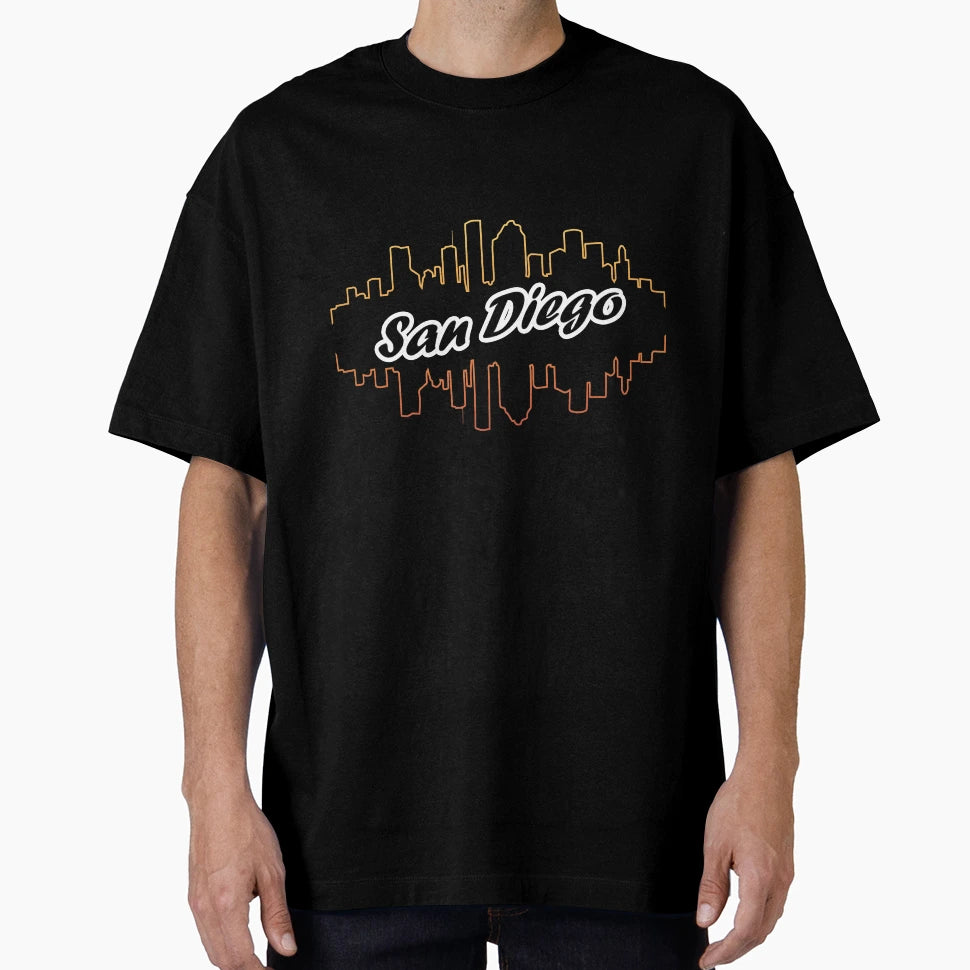 San Diego Skyline T-Shirt - Trendy Graphic Men Women - T-Shirt, Sweatshirt, Hoodie
