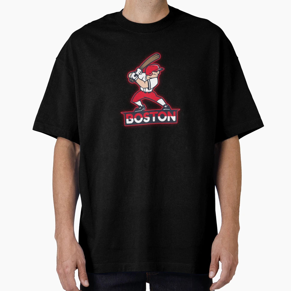 Boston Baseball T-Shirt - Novelty Apparel Unisex - T-Shirt, Sweatshirt, Hoodie
