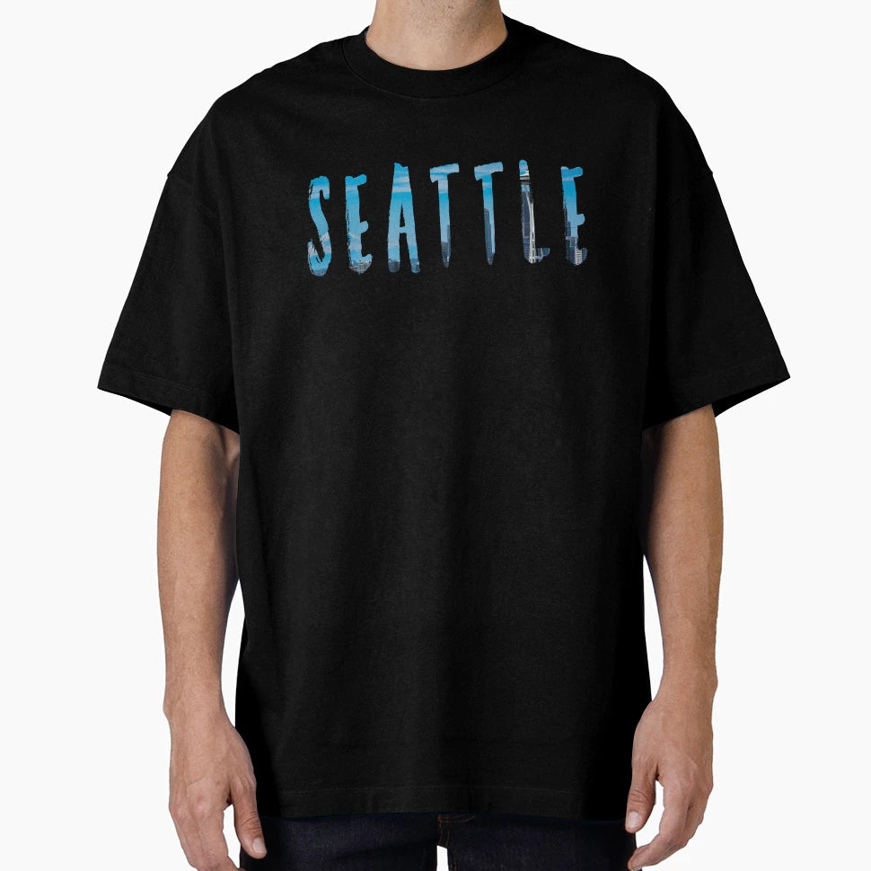 Seattle Washington T-Shirt - Trendy Graphic for Adults - T-Shirt, Sweatshirt, Hoodie