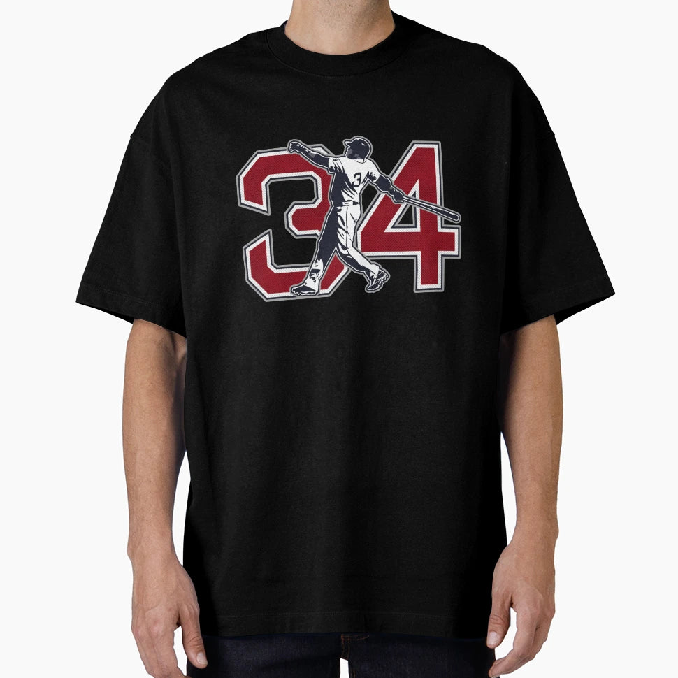 34 Big Papi Original T-Shirt - Unique Graphic for Adults - T-Shirt, Sweatshirt, Hoodie