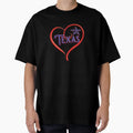 Texas Heart Star T-Shirt - Fun Novelty Design for Adults - T-Shirt, Sweatshirt, Hoodie