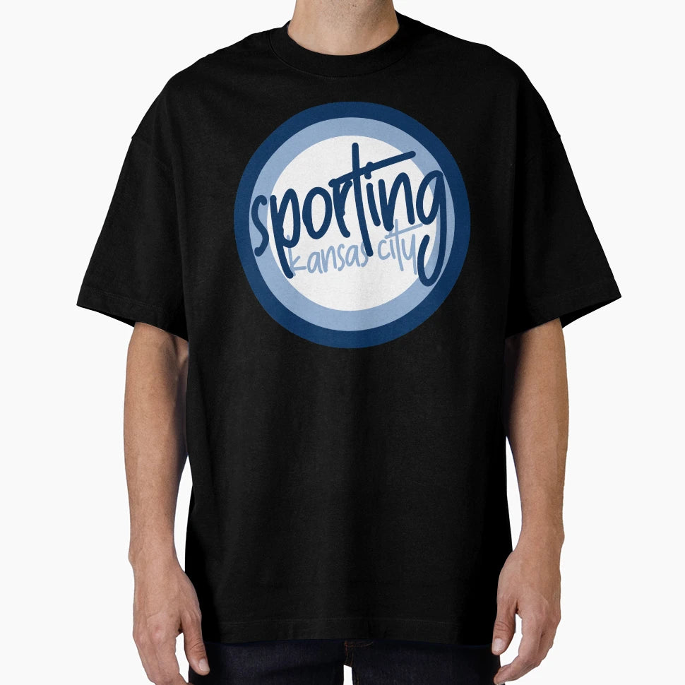 Sporting Kansas City Circle T-Shirt - Custom Art Print Unisex - T-Shirt, Sweatshirt, Hoodie