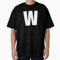 Letter W Monogram Letter Art Simple T-Shirt - Streetwear Style Men Women - T-Shirt, Sweatshirt, Hoodie