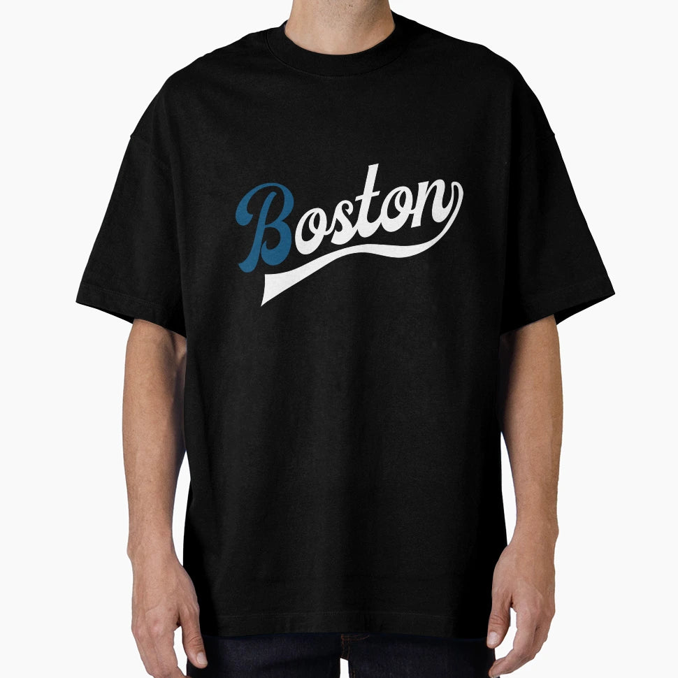Boston Typography T-Shirt - Fun Novelty Design Men Women - T-Shirt, Sweatshirt, Hoodie