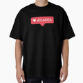 Atlanta Heart Tag T-Shirt - Novelty Apparel for Adults - T-Shirt, Sweatshirt, Hoodie