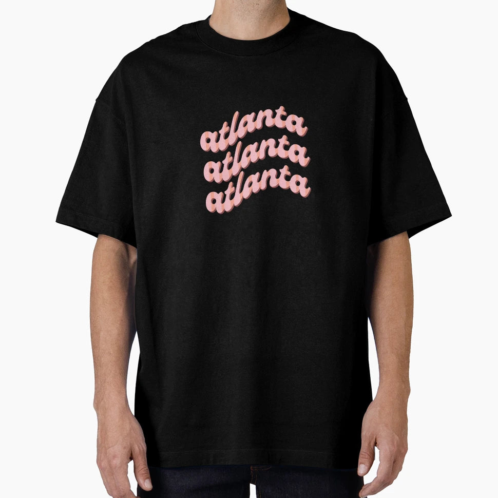 Blush Wave Atlanta City T-Shirt - Graphic Print for Adults - T-Shirt, Sweatshirt, Hoodie
