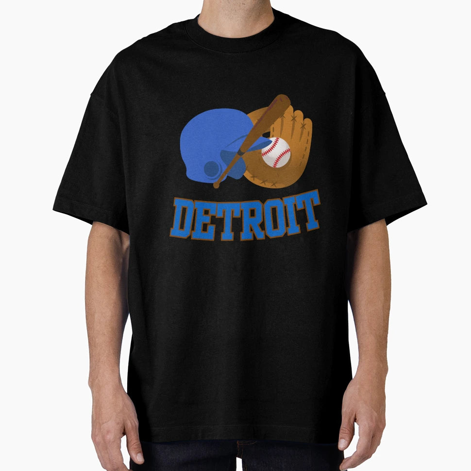 Detroit Sports Detroit Baseball T-Shirt - Unique Graphic for Adults - T-Shirt, Sweatshirt, Hoodie