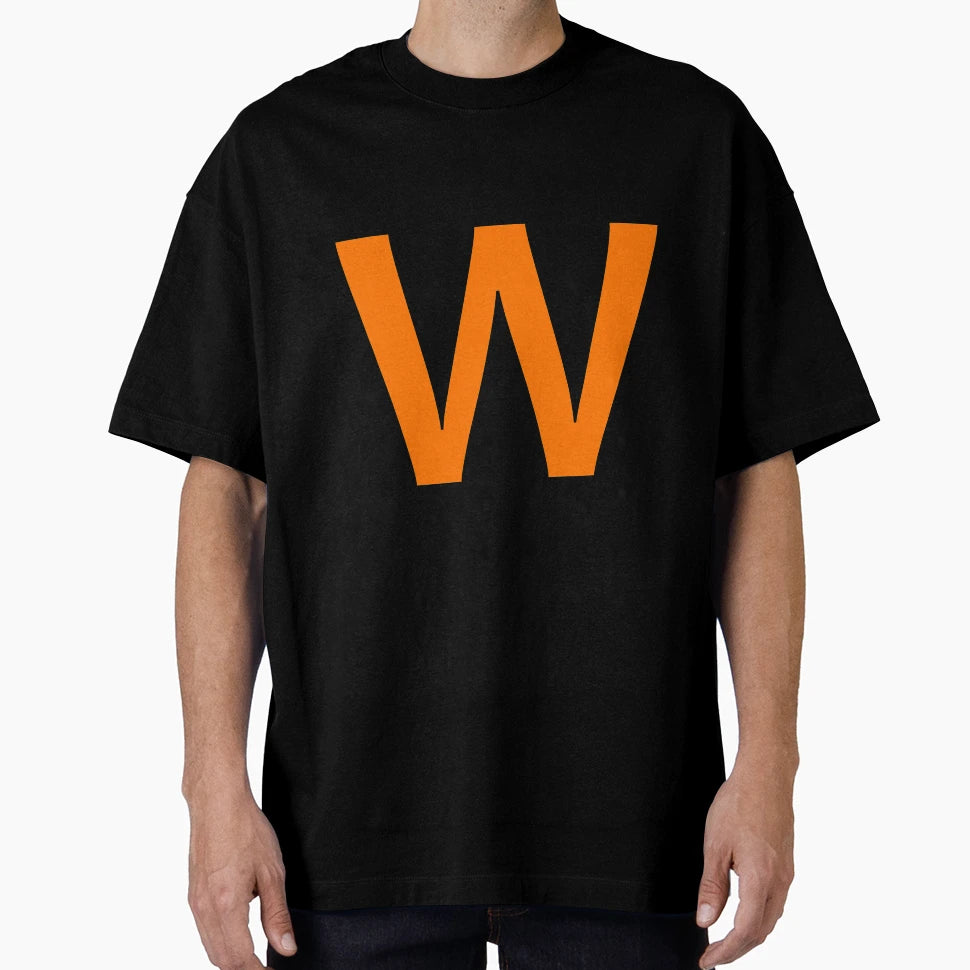 Orange Color Letter W T-Shirt - Custom Art Print Men Women - T-Shirt, Sweatshirt, Hoodie