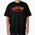 Boston Massachusetts Gradient T-Shirt - Aesthetic Graphic for Adults - T-Shirt, Sweatshirt, Hoodie