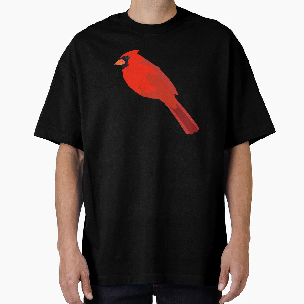 Cardinal White Background T-Shirt - Graphic Print Unisex - T-Shirt, Sweatshirt, Hoodie