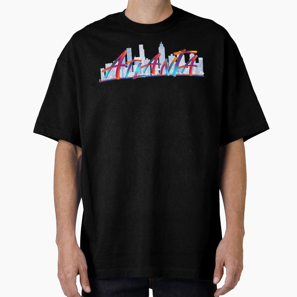 Atlanta Skyline T-Shirt - Streetwear Style Unisex - T-Shirt, Sweatshirt, Hoodie