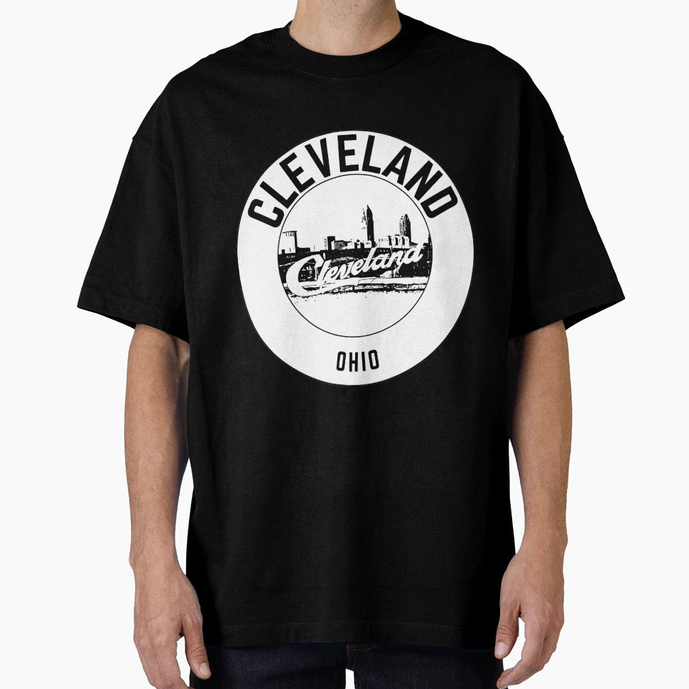 Cleveland Sign Travel T-Shirt - Graphic Print Unisex - T-Shirt, Sweatshirt, Hoodie