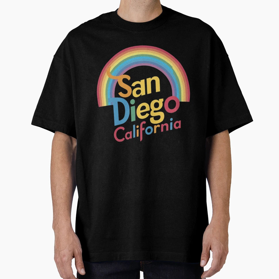 San Diego California T-Shirt - Minimalist Print Men Women - T-Shirt, Sweatshirt, Hoodie