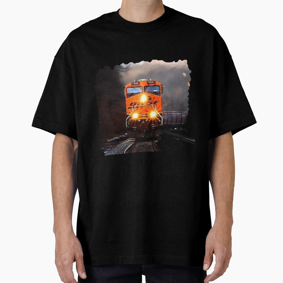 Bnsf 7608 Approaching T-Shirt - Unique Graphic Unisex - T-Shirt, Sweatshirt, Hoodie