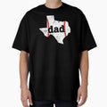 Softball Dad Texas Proud Baseball T-Shirt - Casual Everyday Wear Unisex - T-Shirt, Sweatshirt, Hoodie