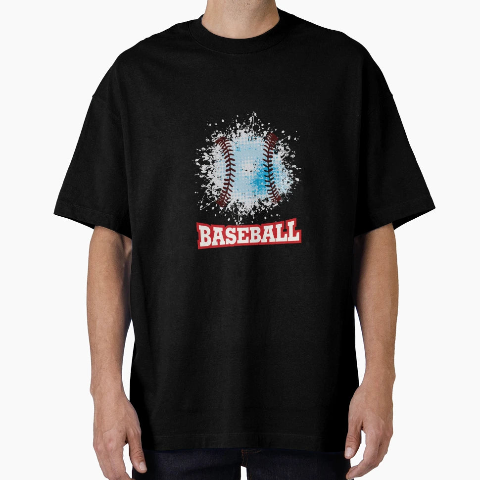 Vector Grunge Baseball T-Shirt - Aesthetic Graphic for Adults - T-Shirt, Sweatshirt, Hoodie