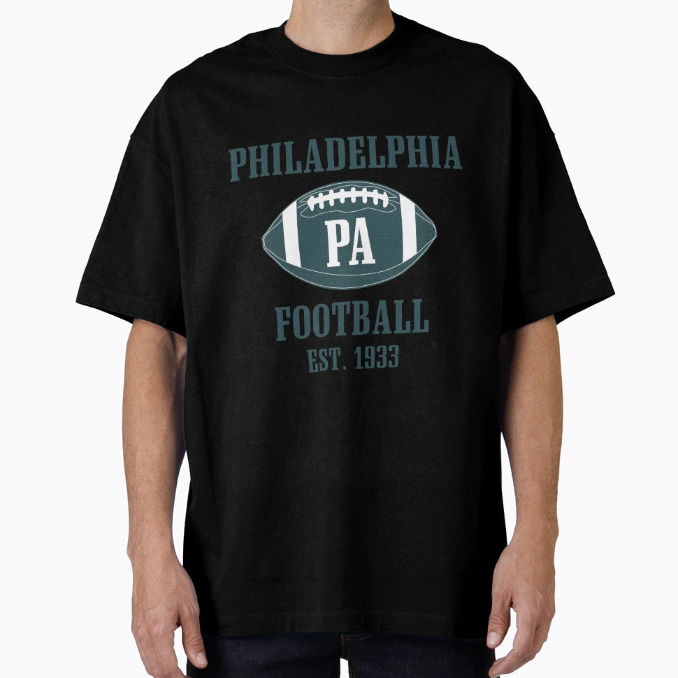Philadelphia Football T-Shirt - Minimalist Print Men Women - T-Shirt, Sweatshirt, Hoodie
