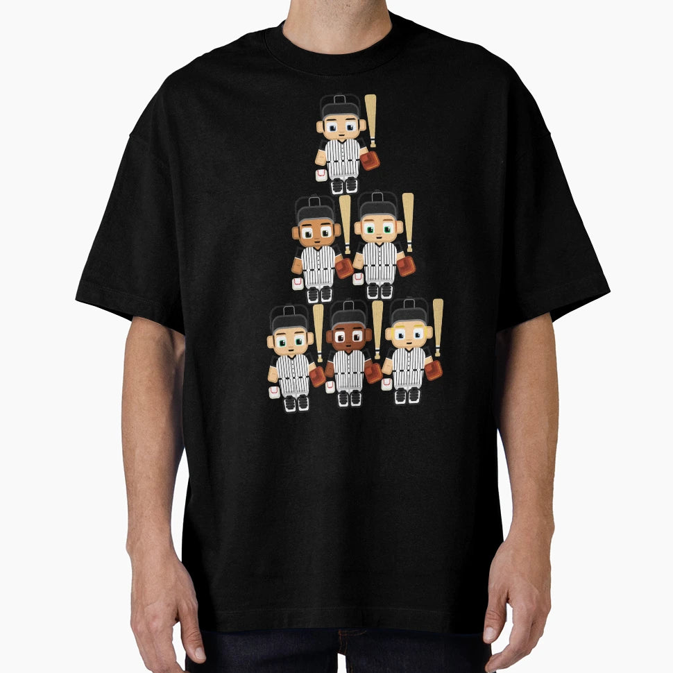 Baseball Black And White Super T-Shirt - Minimalist Print for Adults - T-Shirt, Sweatshirt, Hoodie