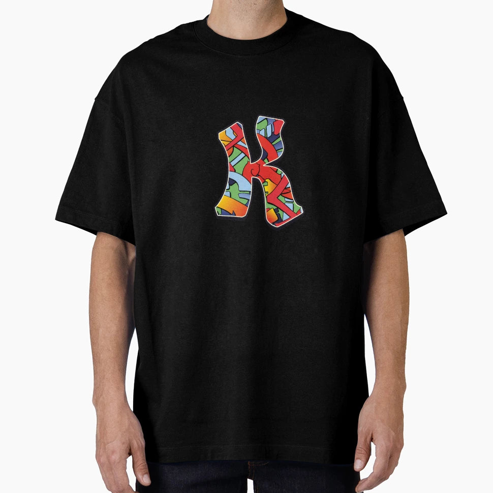 Letter K Color T-Shirt - Aesthetic Graphic Unisex - T-Shirt, Sweatshirt, Hoodie