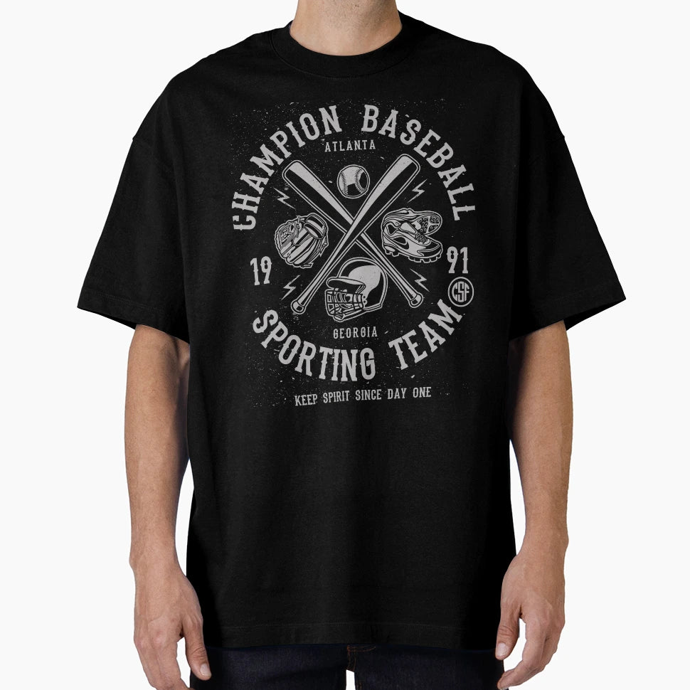 Champion Baseball T-Shirt - Trendy Graphic for Adults - T-Shirt, Sweatshirt, Hoodie