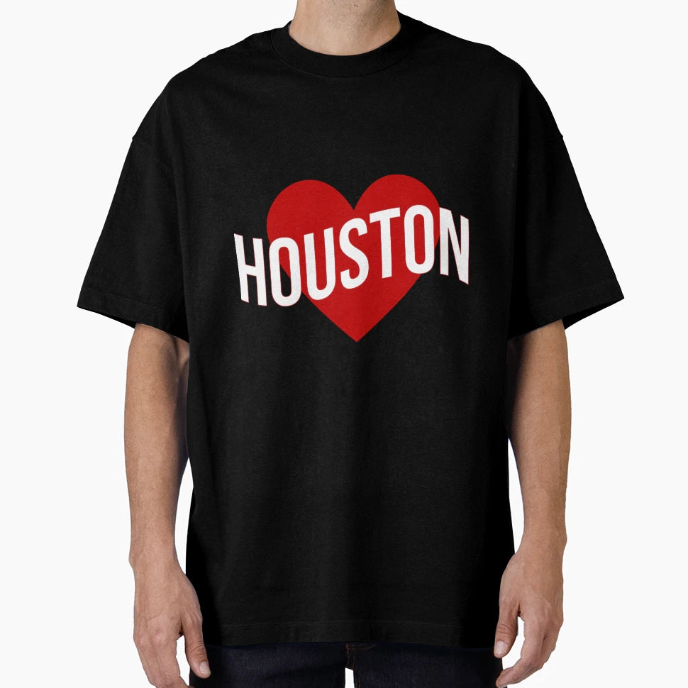 Houston Heart T-Shirt - Novelty Apparel Unisex - T-Shirt, Sweatshirt, Hoodie